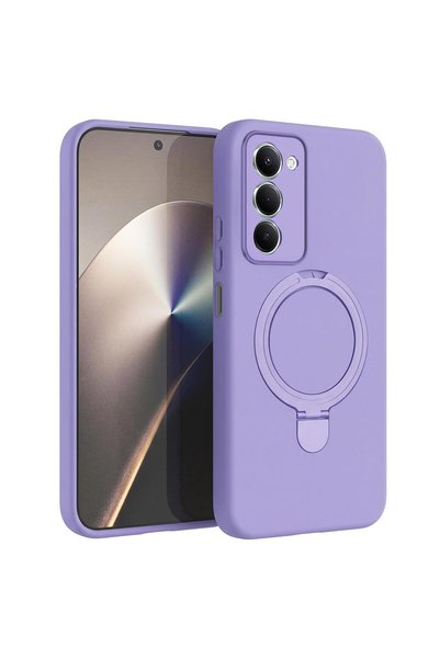 Microsonic Xiaomi Redmi 15 Compatible Case Aura Stand Magsafe Lilac
