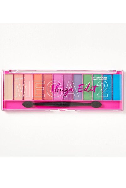 TECHNIC Mega 12 Eyeshadow Palette - Ibiza Edit | 12-Shade High-Pigment Palett...