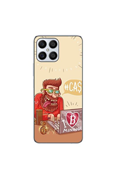 OEM Case compatible with Honor X8 Silicon Gel Tpu Model BTC Mining