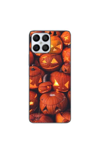 OEM Husa compatibila cu Honor X8 Silicon Gel Tpu Model Halloween Dovleci Lumi...