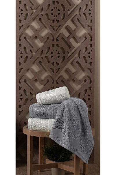Fiesta Tekstil Bath Towel Set 4-Piece Star Bath Set