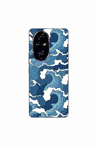 OEM Θήκη συμβατή με Honor 200 Pro Σιλικόνης Gel TPU Μοντέλο Crazy Waves