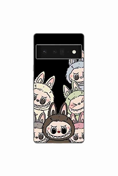OEM Husa compatibila cu Google Pixel 6 Pro Silicon Gel Tpu Model Labubu Patte...