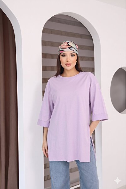 MOVİMENT Tricou de damă, mărime standard, cu mâneci duble și șliț lateral, li...