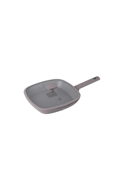Berlinger Haus Αντικολλητικό Τηγάνι Γκριλ (Grill) 28cm με Γυάλινο Kαπάκι, Tau...