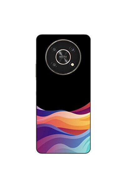 OEM Θήκη συμβατή με Honor X30 Σιλικόνης Gel TPU Σχέδιο Νέον Κύματα
