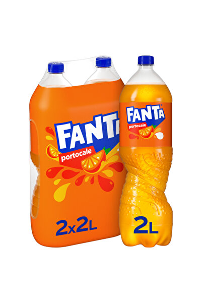 Fanta Bautura carbogazoasa Fanta, Portocale, 2x2L