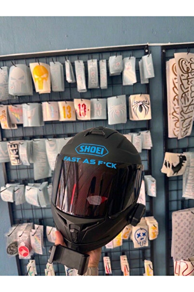 Mavera Stickers ملصق Fast As F*ck (14x1 سم) للسيارة والخوذة والدراجة النارية