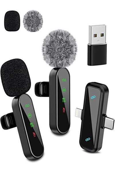 genric AASHZ Wireless Lavalier Microphone for Android/iPhone/Computer/Laptop,...
