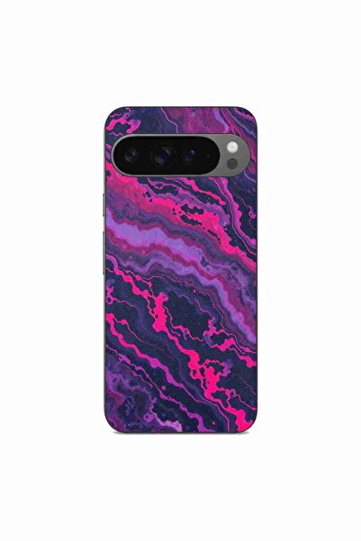 OEM Husa compatibila cu Google Pixel 9 Pro XL Silicon Gel Tpu Model Midnight ...