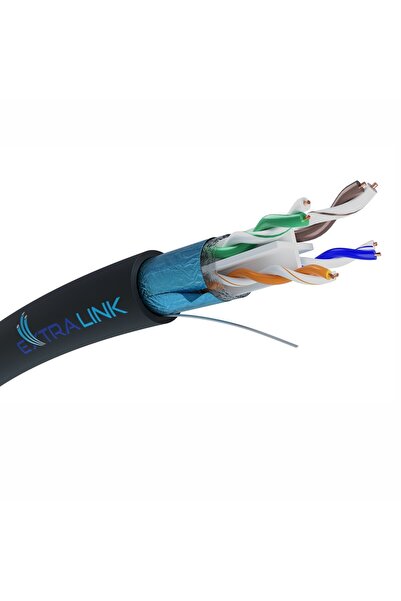 Extralink Cablu de rețea de exterior CAT6 FTP (F/UTP) V2, 25M