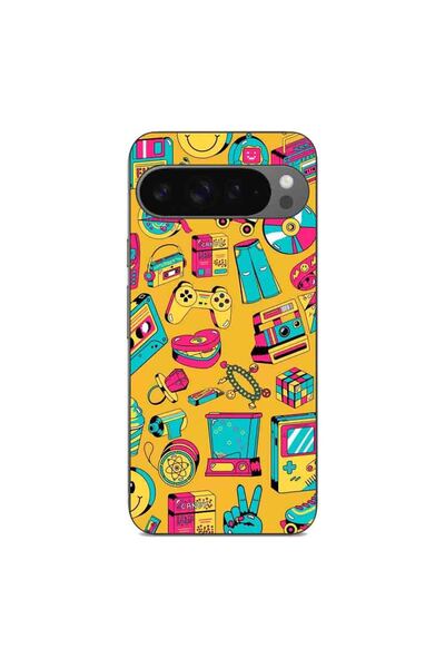 OEM Husa compatibila cu Google Pixel 9 Pro XL Silicon Gel Tpu Model Pop Art V...