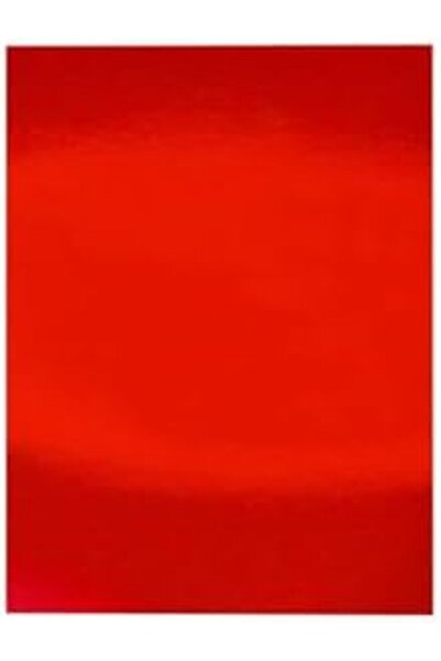 Yıldızan Tamgün Mirrored Metallic Background Cardboard Red 50X70Cm 5 Pieces (...