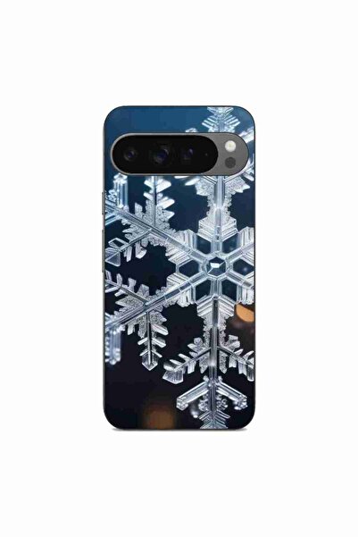 OEM Husa compatibila cu Google Pixel 9 Pro XL Silicon Gel Tpu Model Big Snowf...