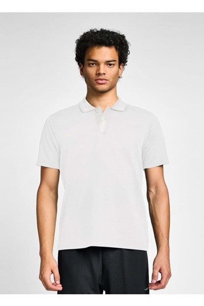 Lescon 26S-1297-26B Men's Short Sleeve Polo Collar T-Shirt - White - St03044-...