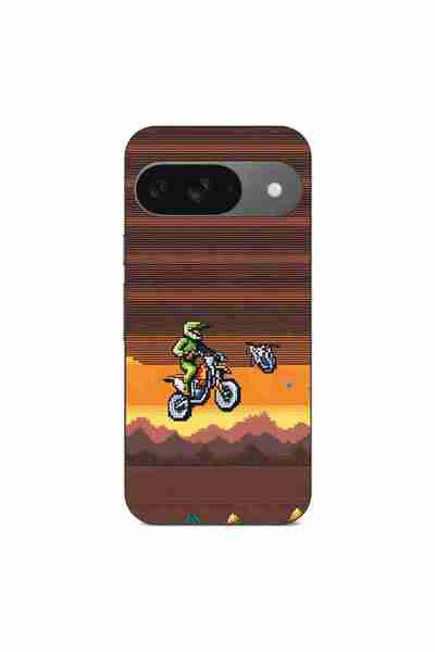 OEM Husa compatibila cu Google Pixel 9 Pro Silicon Gel Tpu Model Pixel Art Mo...
