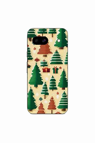 OEM Husa compatibila cu Google Pixel 8A Silicon Gel Tpu Model Pixel Art Chris...