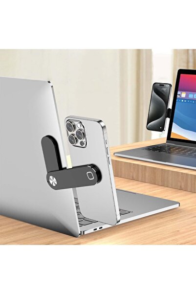 Generic Magnetic Phone Holder for Laptop Side, Adjustable Phone Holder Magnet...