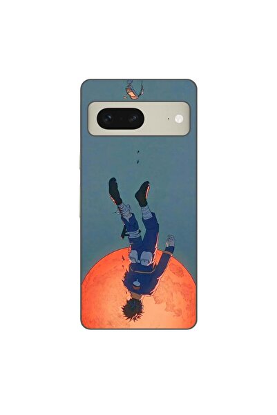 OEM Калъф, съвместим с Google Pixel 7, силиконов гел TPU, с шарка Обито Учиха