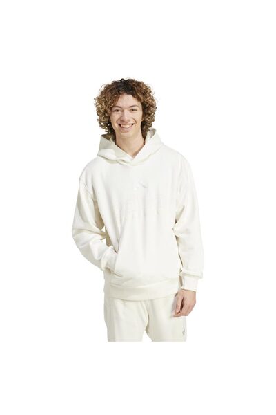 adidas Hanorac cu glugă din fleece cu imprimeu SNZ pentru bărbați, mărimea L