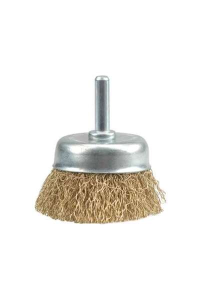 Vorel Perie Cupă Cu Ax 50Mm, Sârmă Ondulată