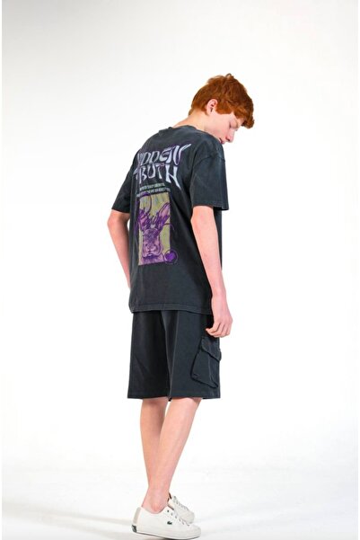 LOCO LOCO Li̇mi̇ Young Boy Soft Textured Flexible Distressed Back Embroidery ...