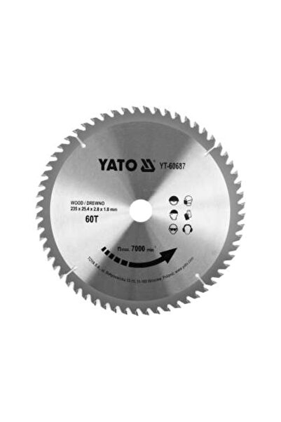 yato Циркулярен диск за дърво 235X60Tx25.4мм