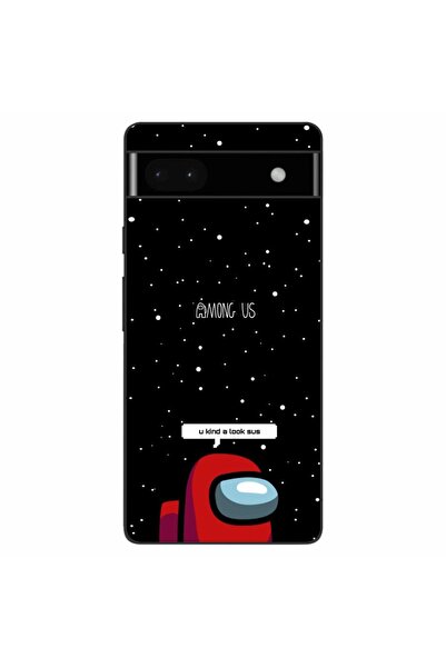 OEM Husa compatibila cu Google Pixel 6A Silicon Gel Tpu Model Among Us