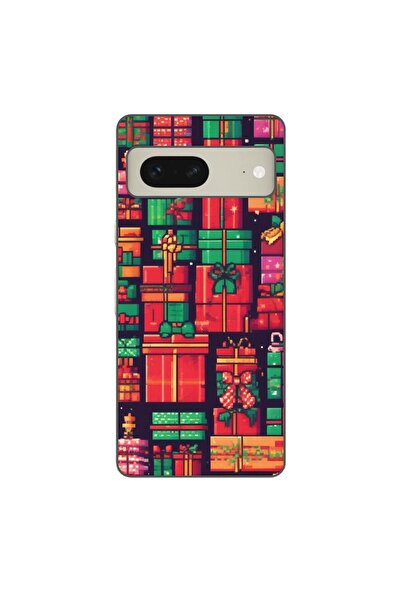 OEM Husa compatibila cu Google Pixel 7 Silicon Gel Tpu Model Pixel Art Gifts