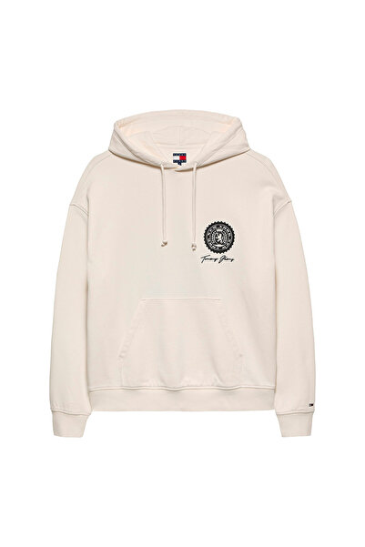 Tommy Hilfiger Ανδρικό Φούτερ με Κουκούλα με Γραφικό Λογότυπο 90s S