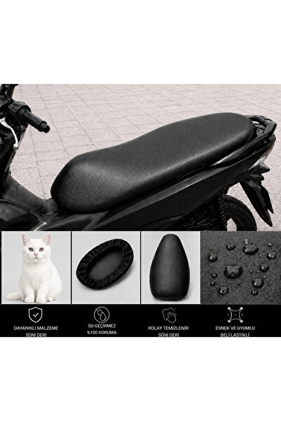 lawrenceshop Husa de șa pentru motociclete RMG Moto Gusto Diva 50 Protecție i...