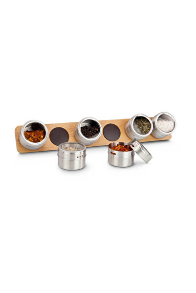 PROMİNOX Rominox Gustus suport magnetic pentru condimente, bambus, recipiente...