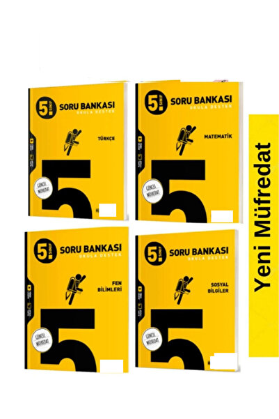 Data Yayınları Hız 5.Sınıf Yeni Müfredat Türkçe-Matematik-Fen-Sosyal Soru Ban...