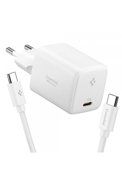 Spigen Incarcator Retea Cu Cablu USB-C EE451EU Essential, 45W, 3A, 1 x USB-C,...
