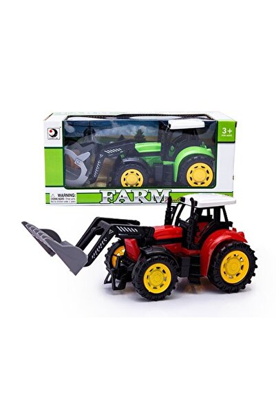 TREND Tractor de jucărie cu fricțiune pentru copii, vehicul agricol, plastic ...
