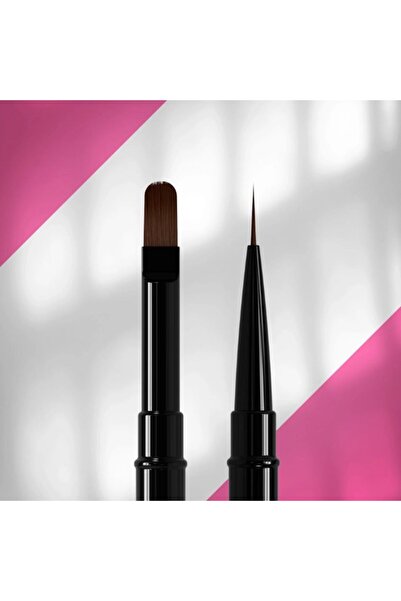 STALEKS Pensulă profesională pentru unghii cu capac, Liner 10 mm și Gel 11 mm
