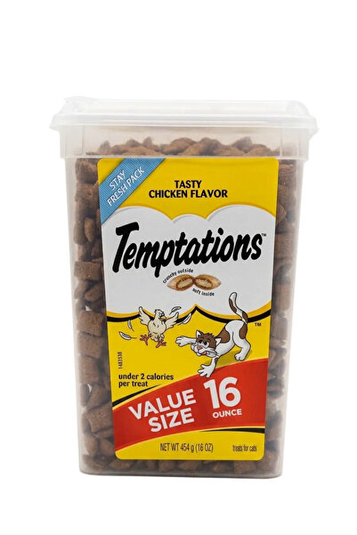 Temptations ميسكس أبز 'وجبات خفيفة بنكهة الدجاج اللذيذة' للقطط - 454 جرام