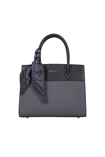 John Louis Ladies Hand Bag with adjustable JLSU26-07, Gray