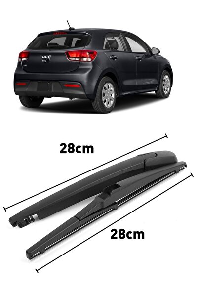 cme parts Kio Rio 2021-2023 Uyumlu Arka Cam Silecek Kolu Ve Süpürgesi Takım 9...