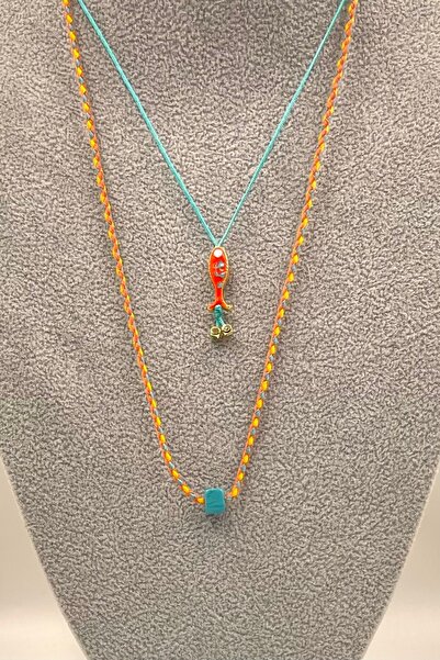 Concept HuBuTU 2 Pieces Bohemian Series Summer Rope Necklace Set
