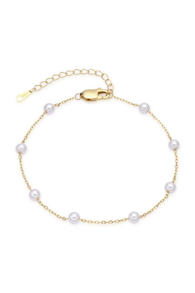 Lisa&Co. Brățară Argint Pearl Drip Ballance Argint placat cu aur galben / She...
