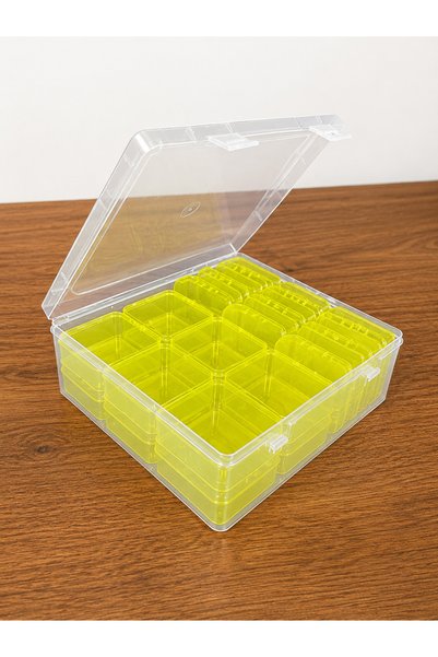 COMPAXE P-Series Ps-21S Yellow Transparent Color Breakfast, Picnic and Travel Set – 21 Piece Organizer