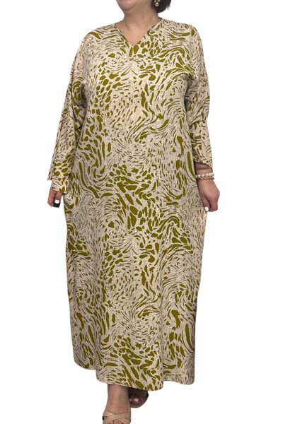 birsen içgiyim Spacious Plus Size Dress Suitable for All Body Types