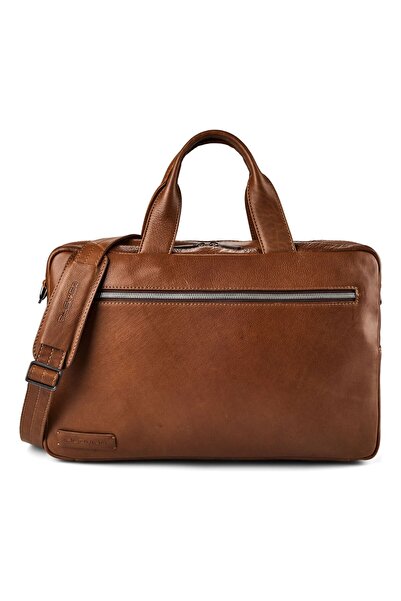Plevier Jimmy Aktentasche Leder 31 cm Laptopfach