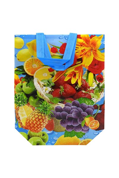 Vader Sacosa Piata 30x34x12cm Textil Netesut Wei A-16358,