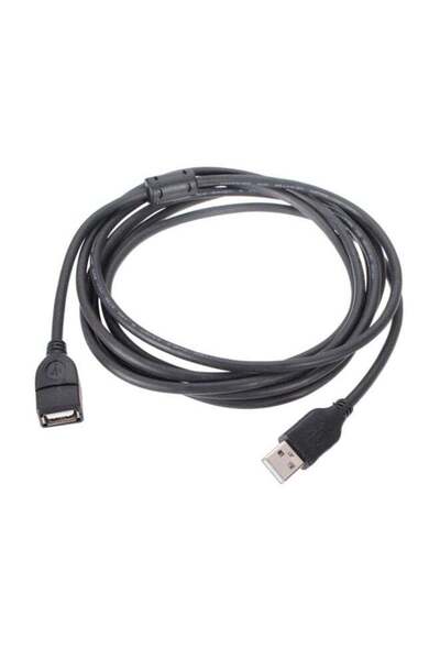 Generic كابل تمديد USB من ذكر إلى أنثى أسود - كابل تمديد USB عالي السرعة