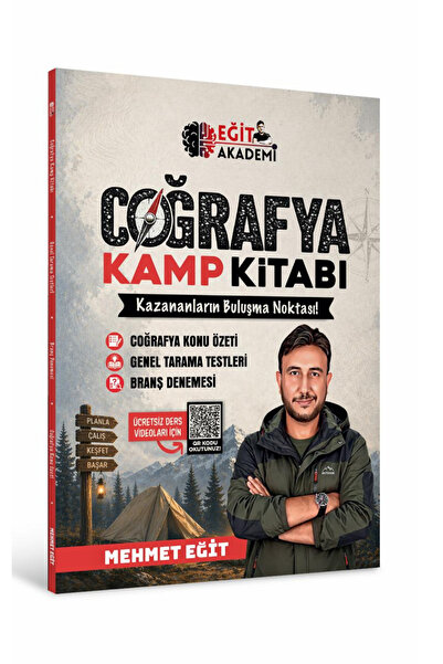 Eğit Akademi 2026 MEB AGS KPSS Coğrafya Kamp Kitabı Mehmet Eğit