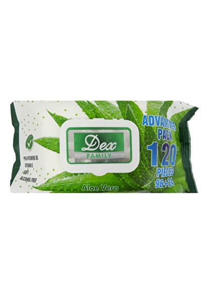 Vader Servetele Umede, Dex, 120 buc Aloe Vera,