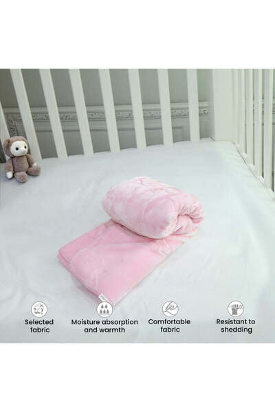 COTTON HOME Ultra-Soft Embossed Baby Blanket – Lightweight, Cozy & Plush 140x...