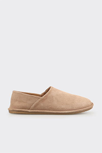 Elle Shoes Bej Deri Erkek Günlük Ayakkabı
